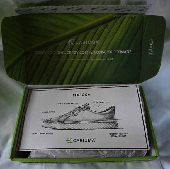 Cariuma Womens OCA Low Gum Liberty Purple Sneakers - Picture 8 of 8